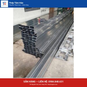 Thép hộp MK/40 x8 0 — ảnh sản phẩm thật — Thép Hưng Yên Tâm Hào