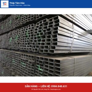 Thép hộp MK/60 x 120 — ảnh sản phẩm thật — Thép Hưng Yên Tâm Hào