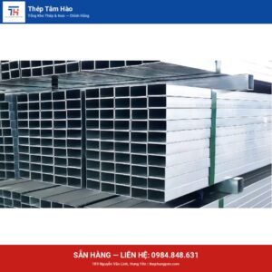 Thép hộp MK/60 x 120 — ảnh sản phẩm thật — Thép Hưng Yên Tâm Hào