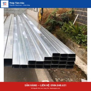 Thép hộp MK/60 x 120 — ảnh sản phẩm thật — Thép Hưng Yên Tâm Hào