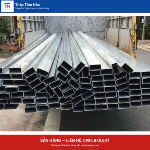 Thép hộp MK/60 x 120 — ảnh sản phẩm thật — Thép Hưng Yên Tâm Hào