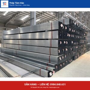 Thép hộp MK/60 x 120 — ảnh sản phẩm thật — Thép Hưng Yên Tâm Hào