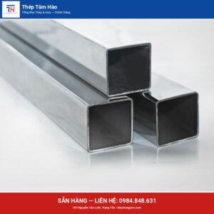 Thép hộp MK/60 x 60 — ảnh sản phẩm thật — Thép Hưng Yên Tâm Hào
