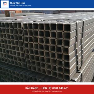 Thép hộp MK/60 x 60 — ảnh sản phẩm thật — Thép Hưng Yên Tâm Hào