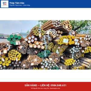 Thép tròn đặc — ảnh sản phẩm thật — Thép Hưng Yên Tâm Hào