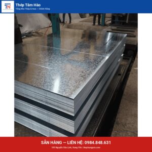 Tôn kẽm — ảnh sản phẩm thật — Thép Hưng Yên Tâm Hào