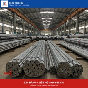 Tròn Inox SUS304 Ø15 — Thép Hưng Yên Tâm Hào